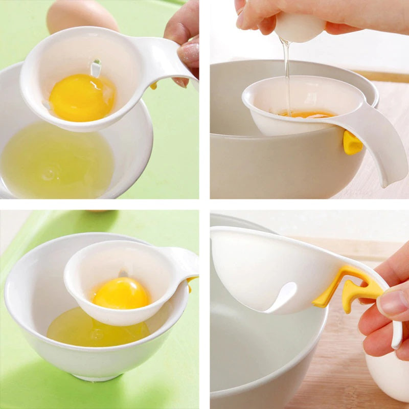Essoreuse à œufs électrique, mélangeur blanc de jaune d'œuf