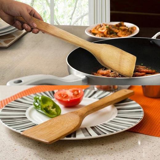 Spatule en bois de bambou 30 cm